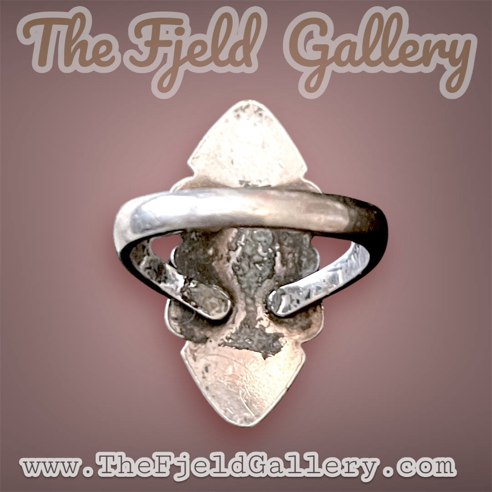 Native American Sterling Silver Embossed Large Tu… - image 3