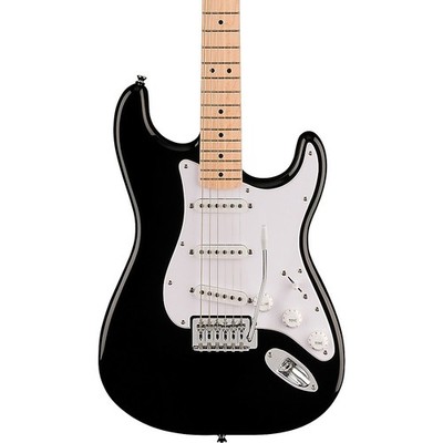 Squier Sonic Stratocaster Maple Fingerboard Electric Guitar Black