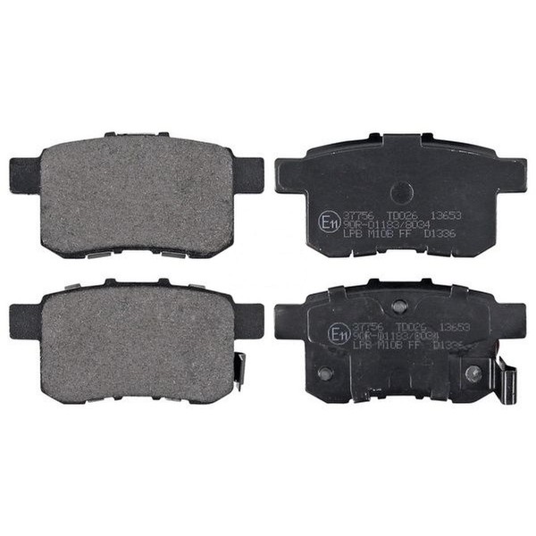 Bremsbelagsatz Mit VerschleißWarnung 14,8 Mm A.B.S. FüR U.A. Honda Accord-image