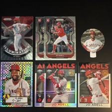  Jo Adell Rookie 8 Card Lot, Topps Chrome,Prizm, refractors. Angels
