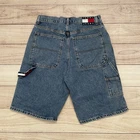 Vintage Tommy Hilfiger Shorts Adult 32 Blue Carpenter Baggy Jorts Y2K 90s Jeans