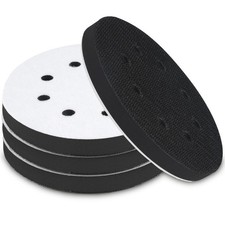 Mkobon 4 Pack 5 Inch 8 Holes Foam Sanding Pads for Orbital Sander 5