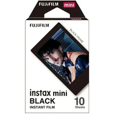 Fujifilm Instax Mini Instant Film - Black Frame  - 10 Sheets