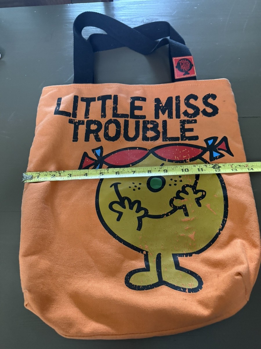 Mr. Men Little Miss Trouble Canvas Tote Bag View 4