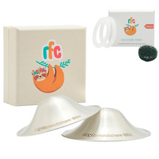 RFC Silver Nursing Cups - 999 Silver Nursing Pad - Nipple Shield Kit for Nursing