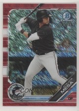 2019 Bowman Chrome Prospects Red Shimmer Refractor 5/10 Victor Victor Mesa 0c2