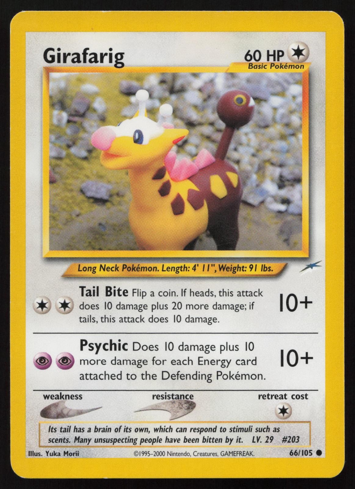 Girafarig 66/105 Unlimited Common Neo Destiny Pokemon English LP