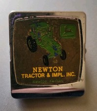 Vintage John Deere Tractor Advertising Paper Receipt Clip Newton Ks