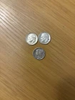 Two 90% Silver Dimes, One Mercury 90% Mercury Dime