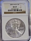 2009 US Silver Eagle $1 NGC MS69