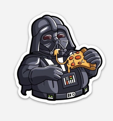 3  Darth Vader Sticker Star Wars Funny Vinyl Decal Matte Finish Dishwasher Safe