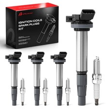Set of 4 Ignition Coil Pack Spark Plugs Fits Toyota Lexus Compatible wi...