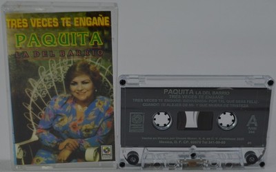 Paquita La Del Barrio - Tres Veces Te EngaÑe - Cassette