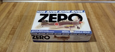 Revell Advent Mitsubishi Zero Airplane Model Kit,1979,box,rare! | eBay