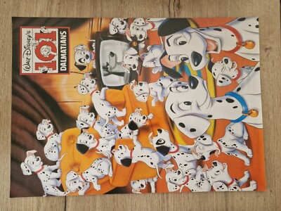 Disney Store 101 Dalmatiner Vintage 1996 Poster