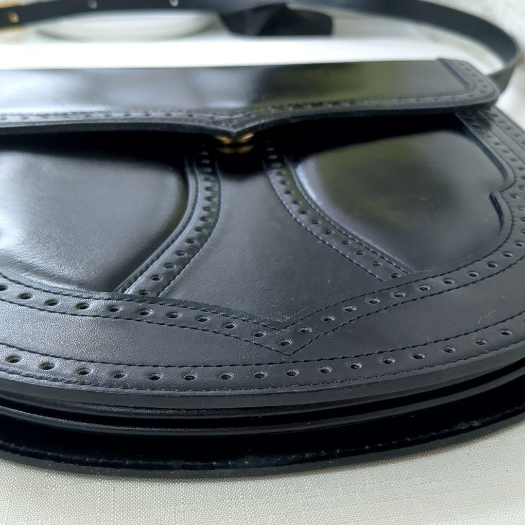 Borsa a tracolla originale Yves Saint Laurent in pelle nera dal Giappone