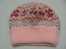 PINK - ACRYLIC - TODDLER SIZE STOCKING CAP BEANIE HAT