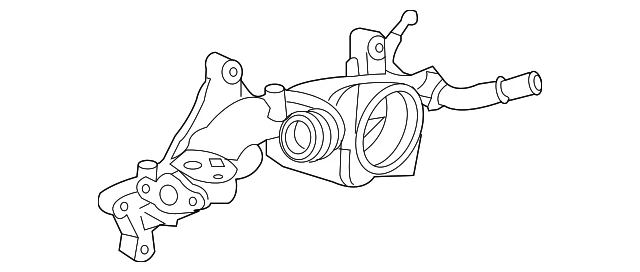 Новый кронштейн водяного насоса для прохода для Honda Odyssey Pilot Acura MDX 2018-2021 годов выпуска - Изображение 2 из 2