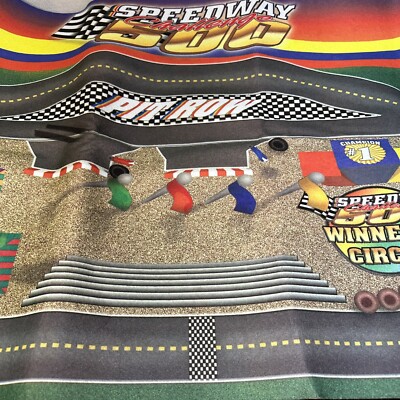 Vintage 90s Floor Race Track Mat MINT! Revel Hot Wheels Diecast