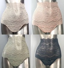 Victoria's Secret Corded Lace Lot of 4 High Waist Thong Panty Panties Small S