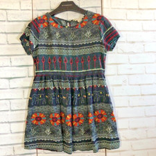 Urban Outfitters Smock Dress Staring at Stars Elephant Mini Womens Size Large