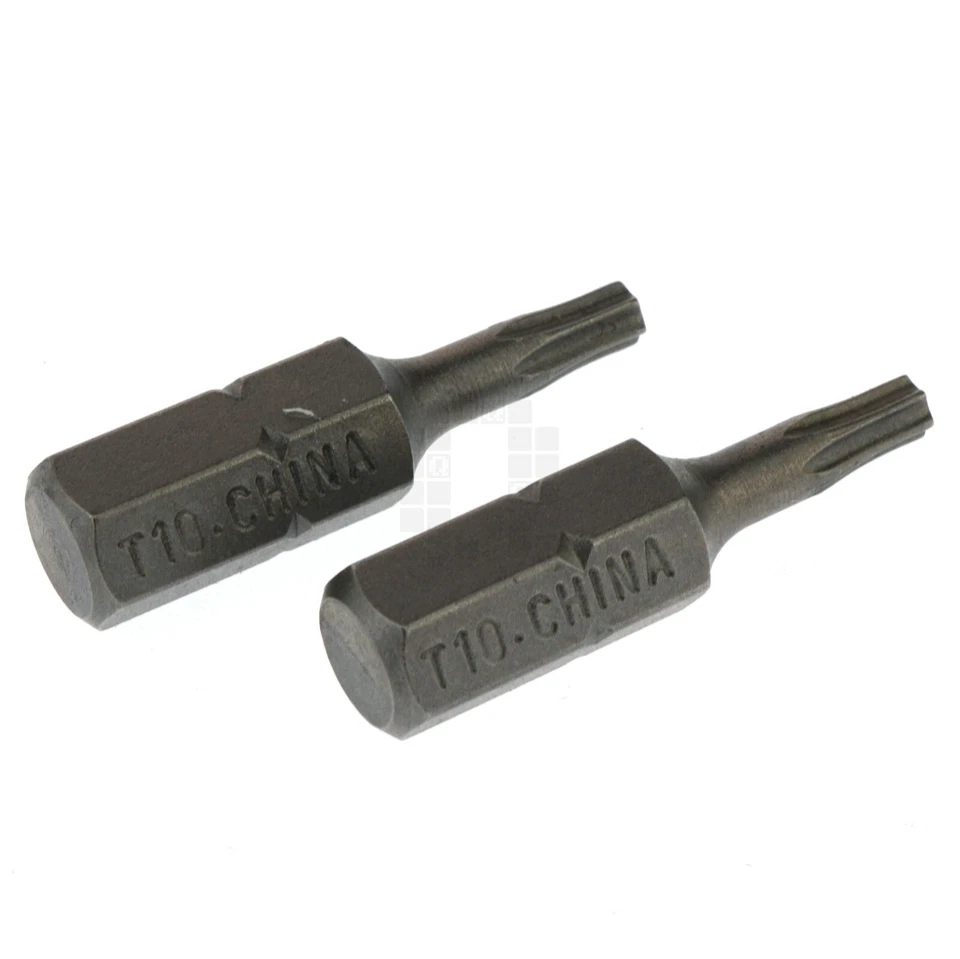 Irwin IWAF21TX102 T10 Torx Bit Tips, 1" Length, 2 Pack - Image 3 of 4