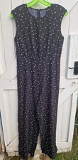 Blk/white Jumpsuit Size 10/12