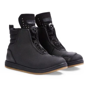 Spada Tachi Ce WP Trainer Motorcycle Boots Waterproof Black