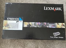 Lexmark X792X1CG High Yield Toner Cartridge - Cyan NEW SEALED