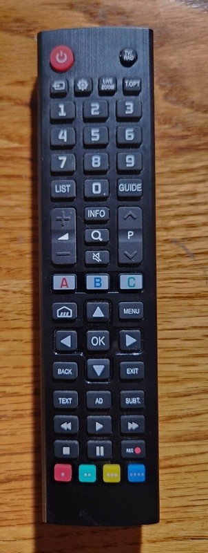 Insignia Replacement Remote Control for Most LG TVs Black NS-RMTLG21
