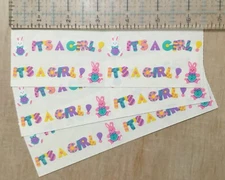 Mrs. Grossman’s Stickers - It’s a girl -3 Strips