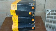 Four Kodak Carousel Transvue 80 Slide Trays with original box labels