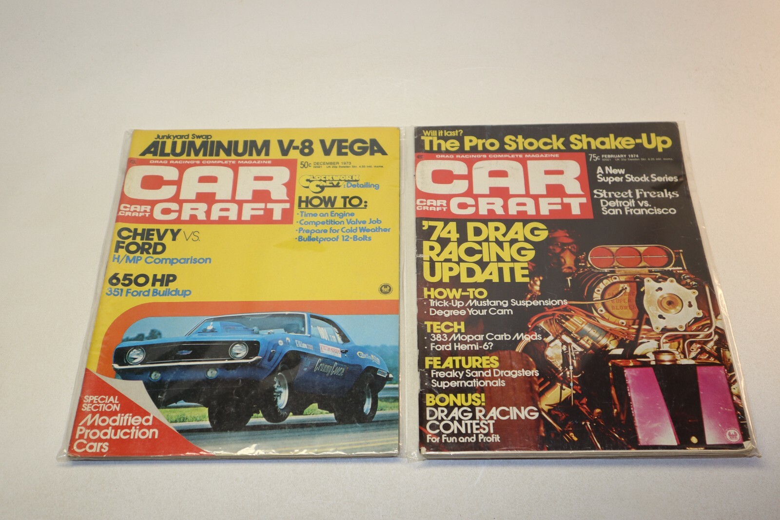 Vintage Lot of 9 Car Craft Magazines 1970s eBay