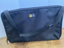 Vintage Case Logic Cassette Holder Organizer Bag w/ Strap Holds 30 Tapes Music