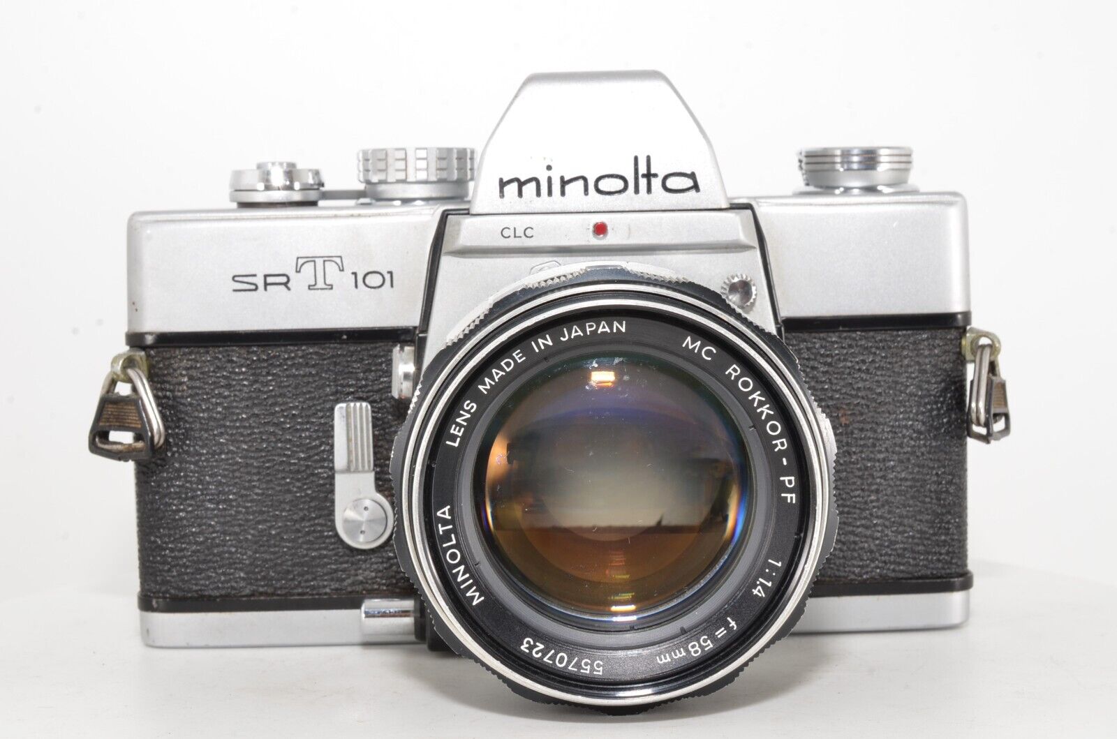 Minolta SRT101 Film camera MC ROKKOR-PF 58mm f1.4 From JAPAN #2218