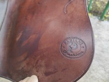 sella Pariani da salto nuova,  17  1/2 colore testa di moro. 