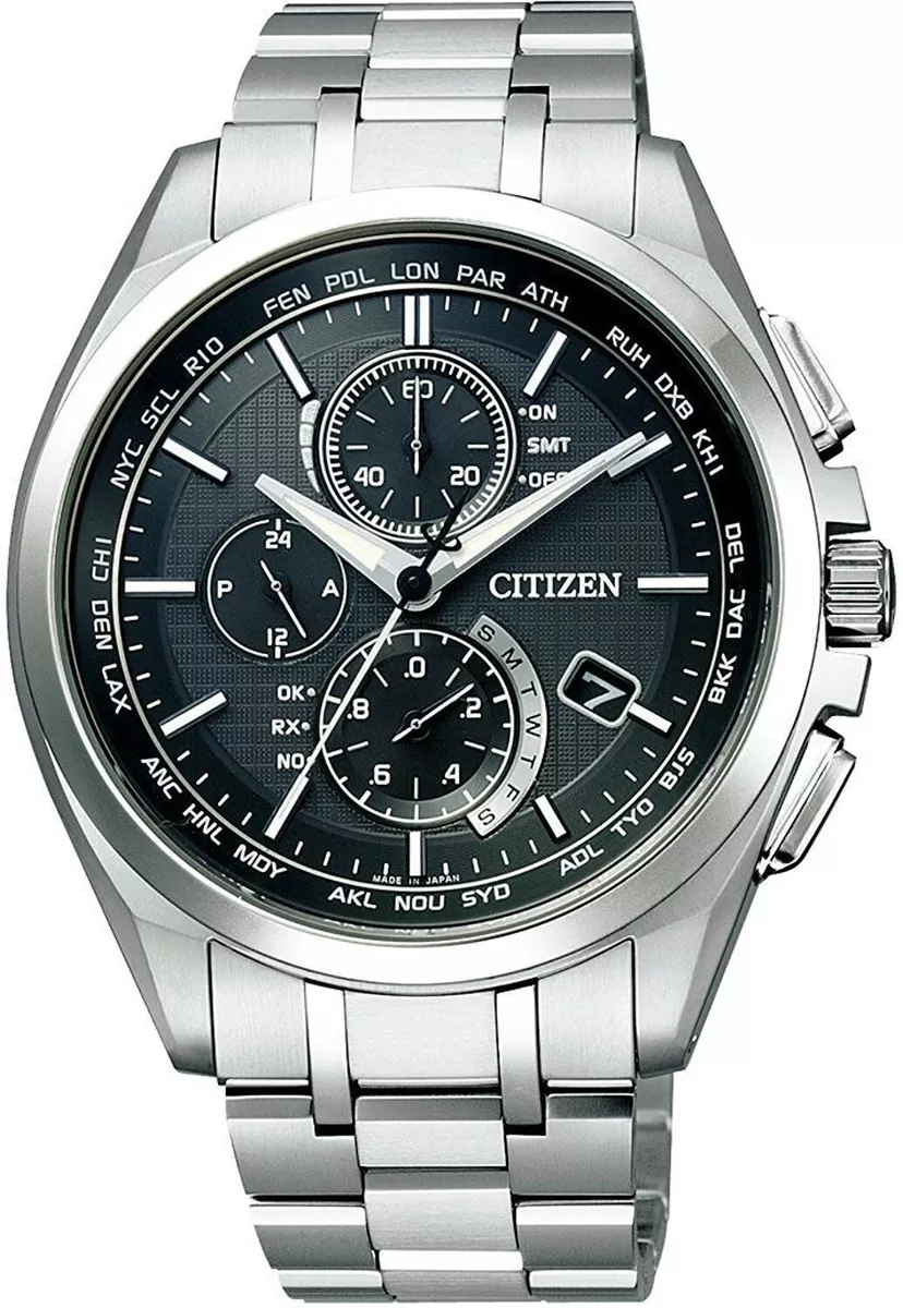 Citizen Attesa Eco-Drive AT8040-57E Radio Clock Direct Flight From Japan New