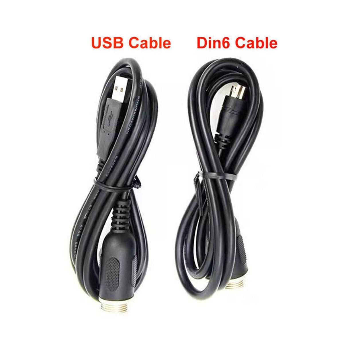 1Pcs Din6-USB Cable Adaptation For Thrustmaster TH8A Connection 