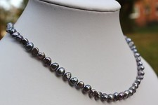 1G 45cm freshwater pearl jewelry pearl chain necklace chain necklace Baroque MNK