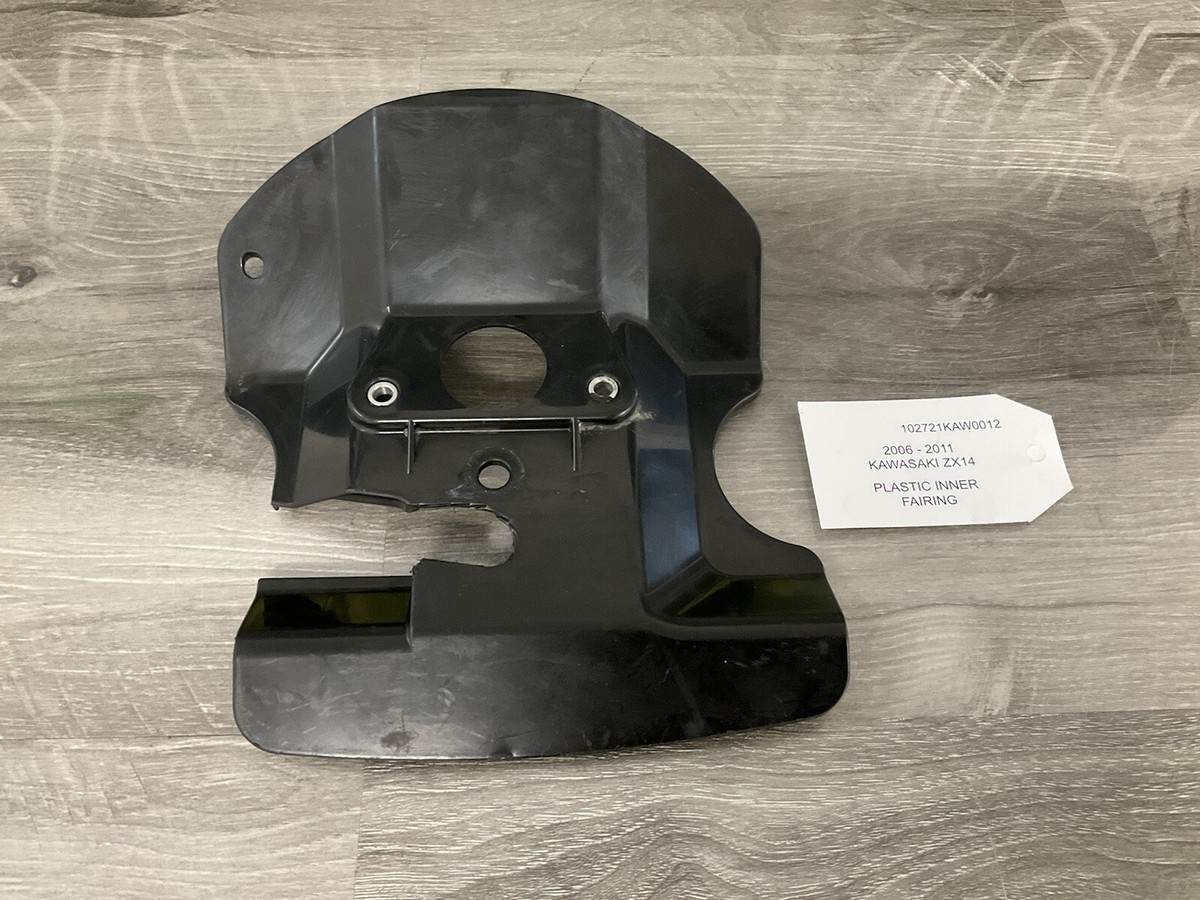 06-11 Kawasaki ZX14 Front Inner Triple Tree Cover Plastic Fairing