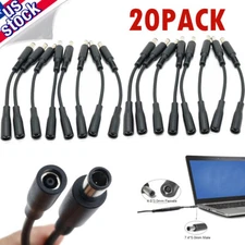 20x DC Power Charger Converter Adapter Cable 7.4mm To 4.5mm For Dell small Tips