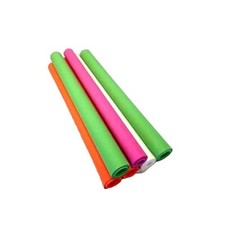 6 Rolls of High Quality Frieze Paper 508mm x 10m Pink, Green, Orange White