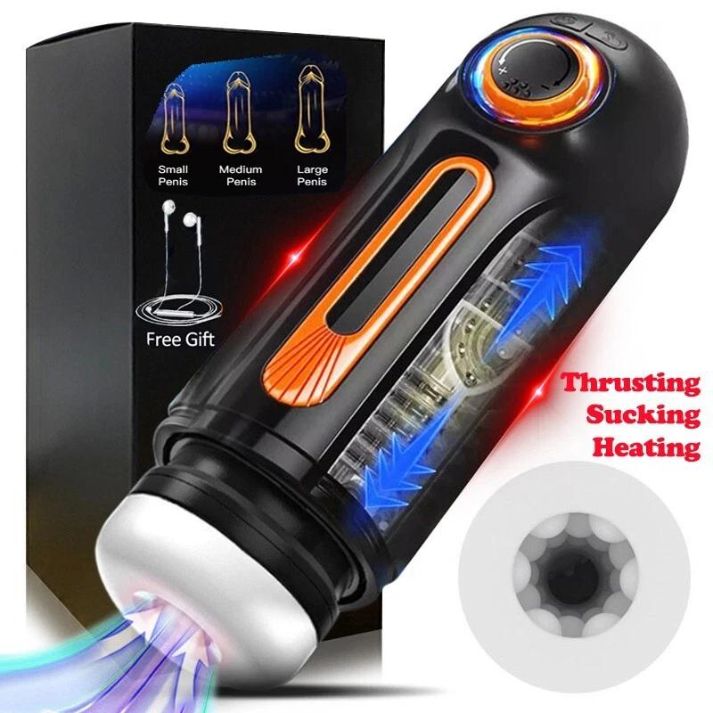 comprar masturbador hombre automatico Masturbador Masculino Automático Con Empuje Telescópico De 12 Cm,  Masturbador De Pene Manos Libres Y Soporte Para Teléfono main image 0