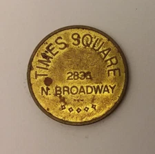 Times Square Arcade New York, NY Game Token 22mm