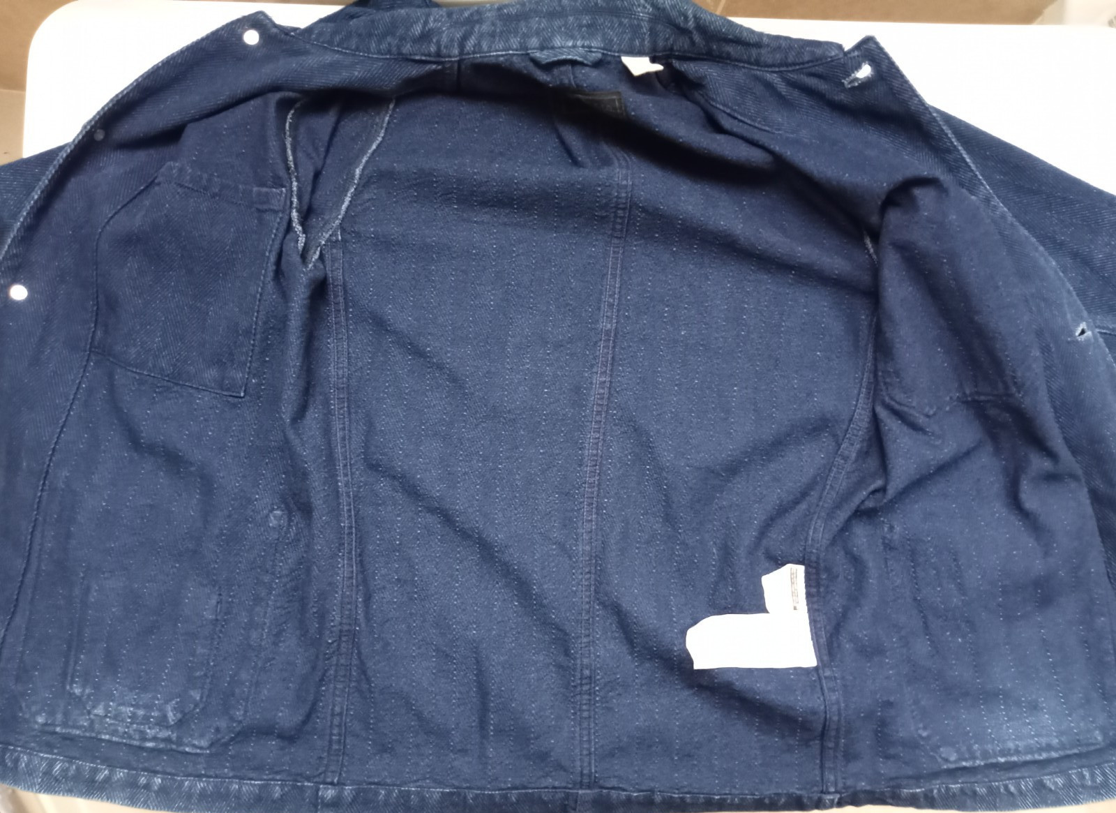 Levi's Size Small Engineer Coat Jacket Railroad C… - image 20