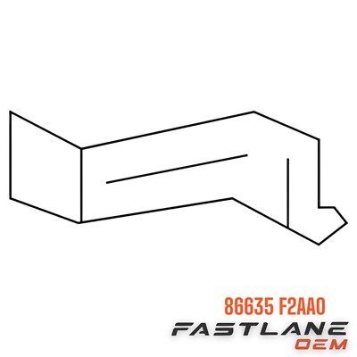 2019-2020 HYUNDAI ELANTRA BRACKET REAR RAIL LOWER NEW OEM 86635