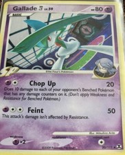 Pokémon TCG Gallade E4 Rising Rivals 20/111 Exclusive Cosmos Holo Rare on eBay