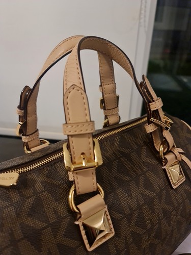 Michael Kors Tasche Grayson Barrel Handtasche Damen Braun Crossbody - Bild 6 von 17