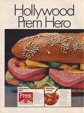 1967 Swift's Premium Prem Print Ad Meat  Product Hollywood Hero