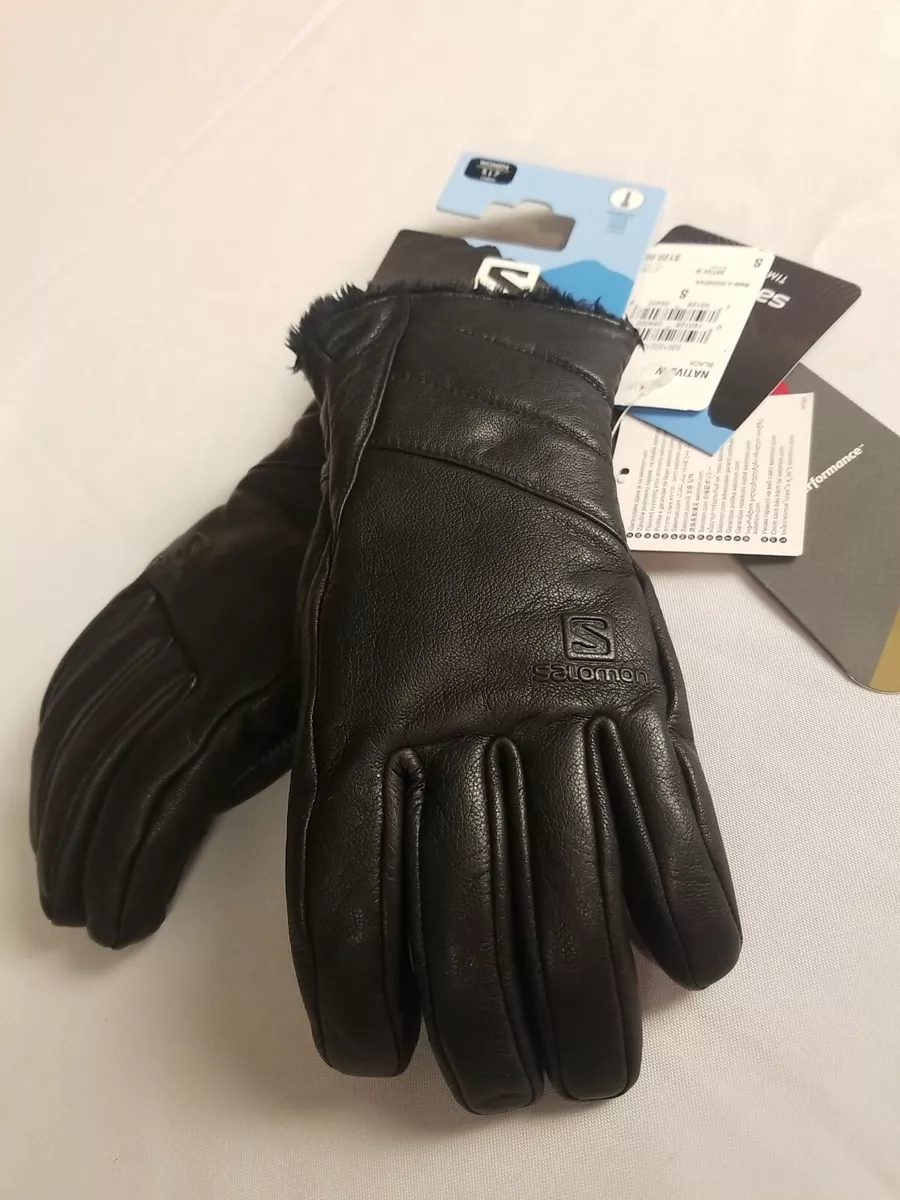 Marco Polo lippen merk op Salomon Native W Gloves For Women Size Small 7 Black women&#039;s | eBay